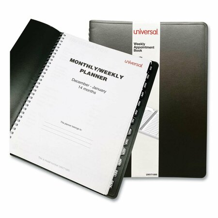 SALURINN SUPPLIES 11 x 8 in. 2021 Weekly Planner, Black SA3737100